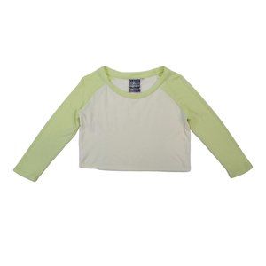 Jungmaven Stones Cropped 3/4 Sleeve Raglan